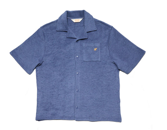 Men's Terry Cloth Toweling Cabana Shirt