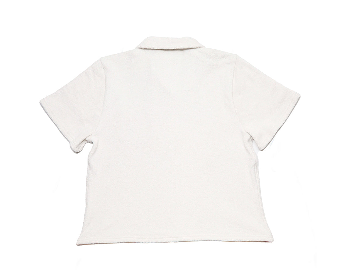 Women's Terry Cloth Toweling Cabana Shirt