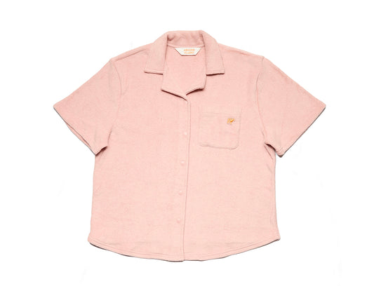 Women's Terry Cloth Toweling Cabana Shirt